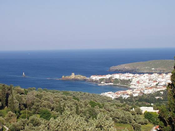 View of Open Theater of Andros
