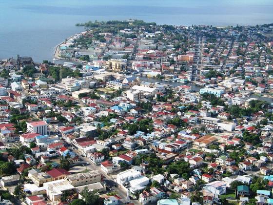 View of Belize City