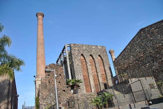 View of Le Ciminiere (Catania)