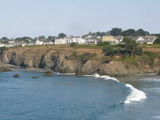 View of Mendocino
