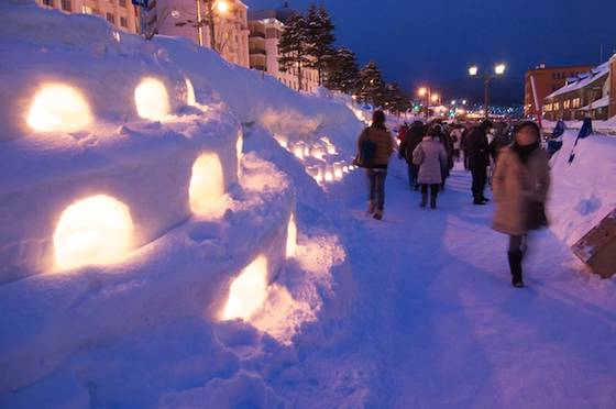 Photo of Otaru Snow Light Path
