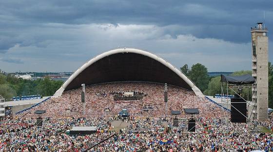 View of Tallinn Song Festival Grounds