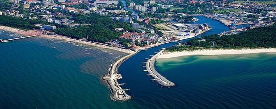 View of Kołobrzeg