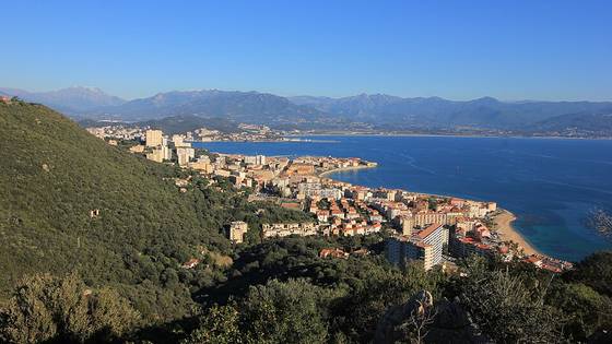 View of Ajaccio